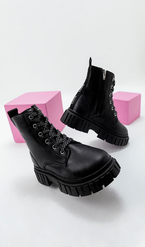 Foto de botas ELA para niñas color negro 